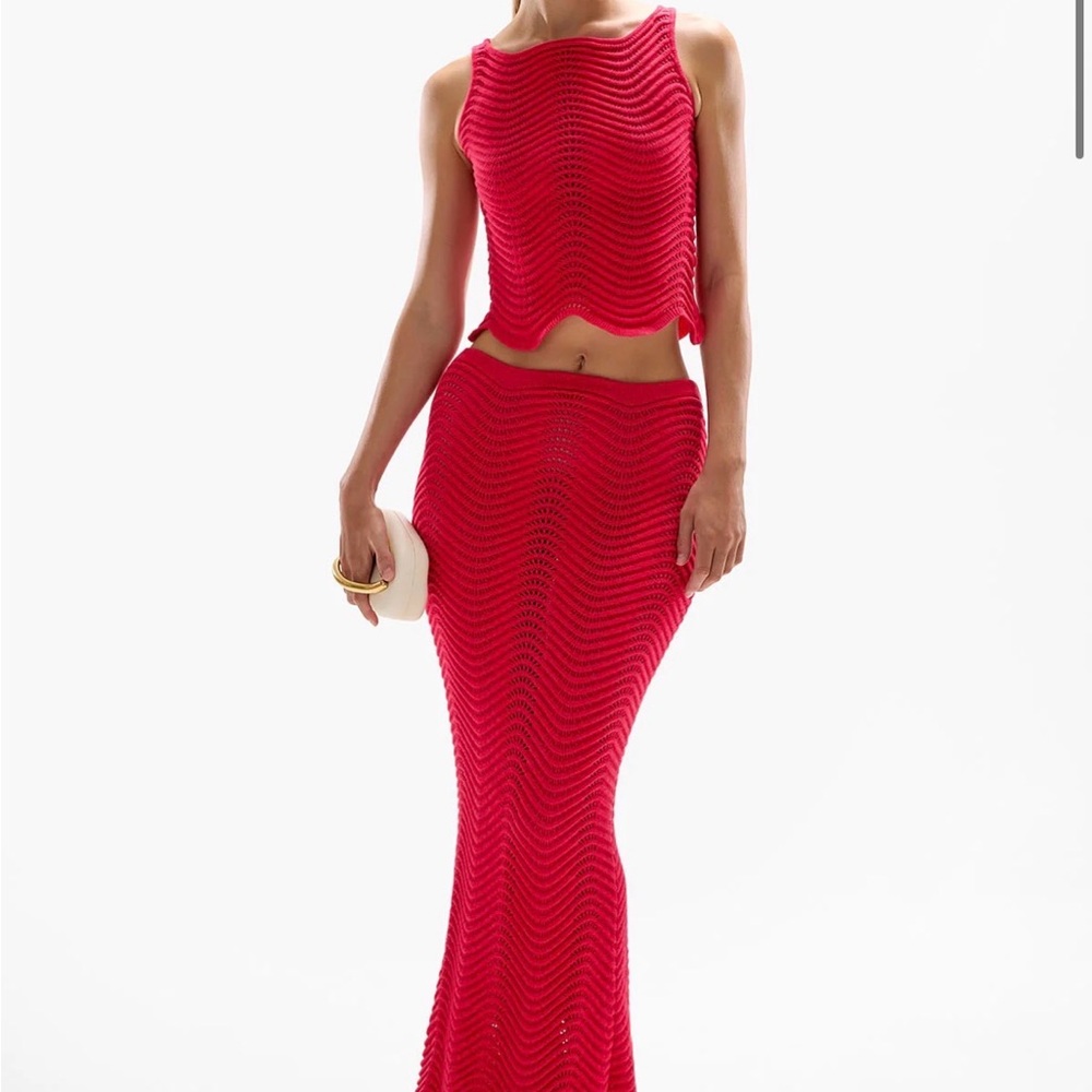 Cin cin soda knit maxi set